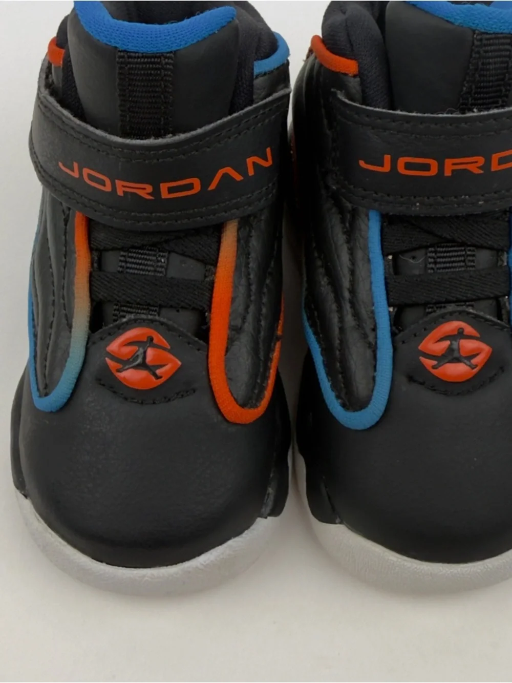 Nike Jordan Pro Strong BT Toddler Sneakers Sz 4C Black Blue Orange